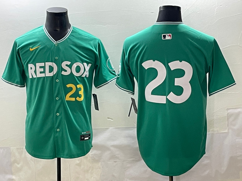 Men's Boston Red Sox Dennis Boyd #23 Green 2025 City Connect Limited Player Jersey