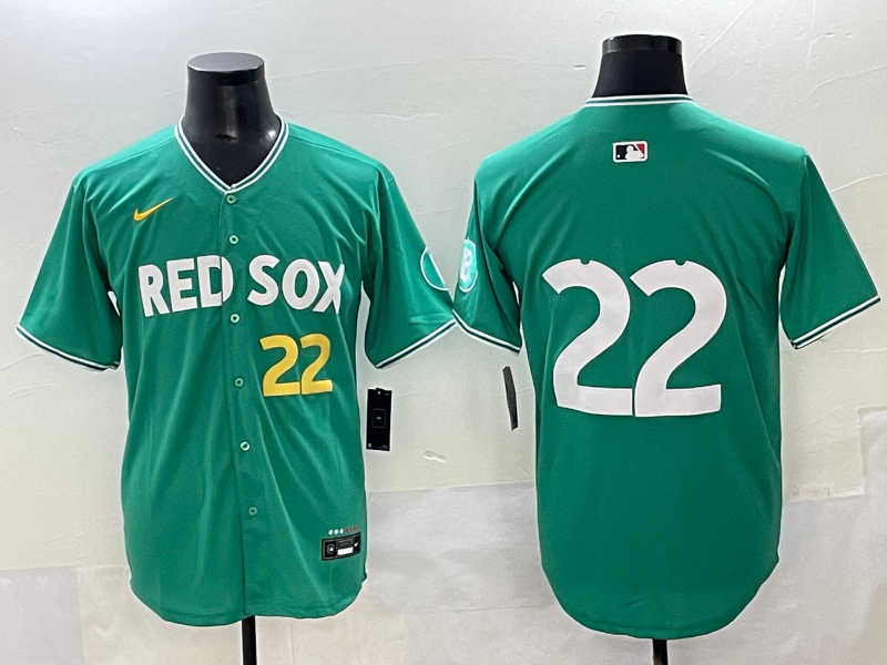 Men's Boston Red Sox Garrett Whitlock #22 Green 2025 City Connect Limited Player Jersey