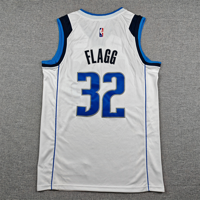Men's Dallas Mavericks Cooper Flagg #32 White 2025 NBA Draft First Round Pick Swingman Jersey - Association Edition