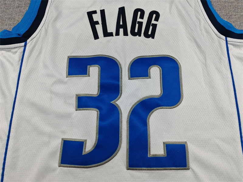 Men's Dallas Mavericks Cooper Flagg #32 White 2025 NBA Draft First Round Pick Swingman Jersey - Association Edition