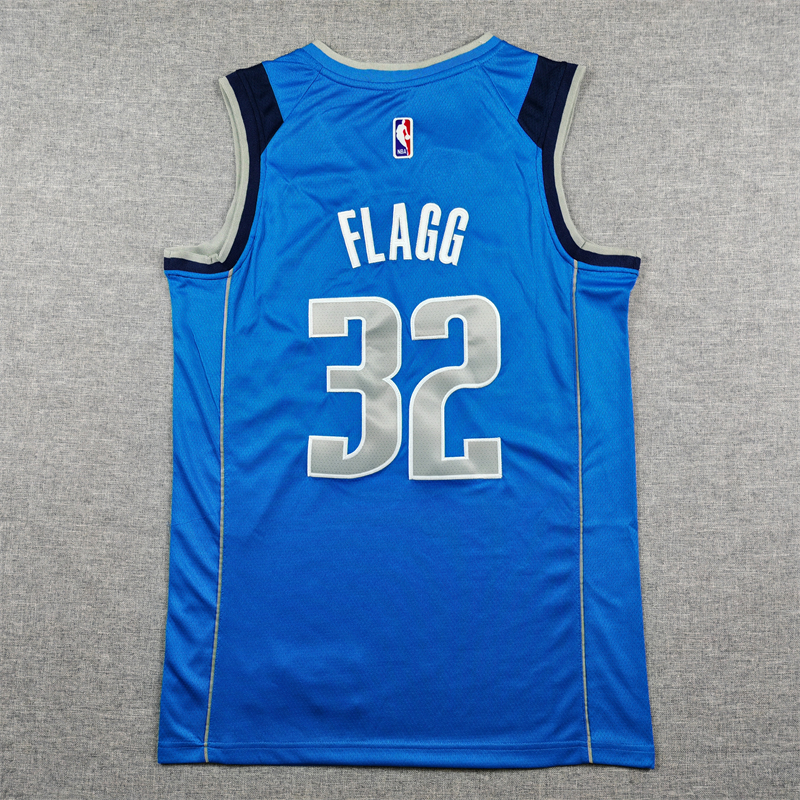 Men's Dallas Mavericks Cooper Flagg #32 Blue 2025 NBA Draft First Round Pick Swingman Jersey - Icon Edition