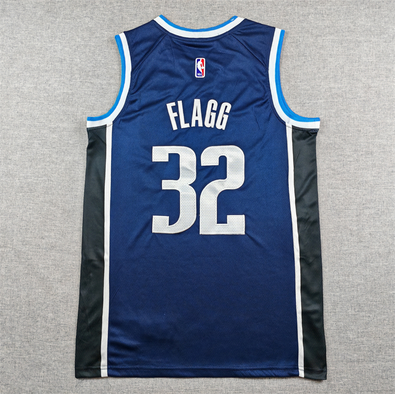 Men's Dallas Mavericks Cooper Flagg #32 Navy 2025 NBA Draft First Round Pick Swingman Jersey - Statement Edition