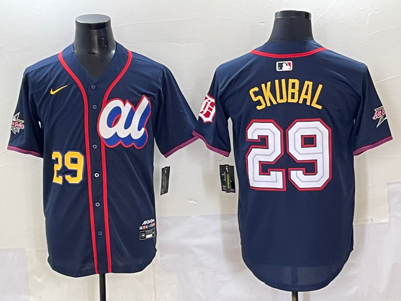 Men's American League Tarik Skubal #29 Navy 2025 All-Star Edition Limited Player Jersey