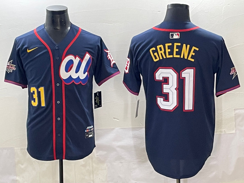 Men's American League Riley Greene #31 Navy 2025 All-Star Edition Limited Player Jersey