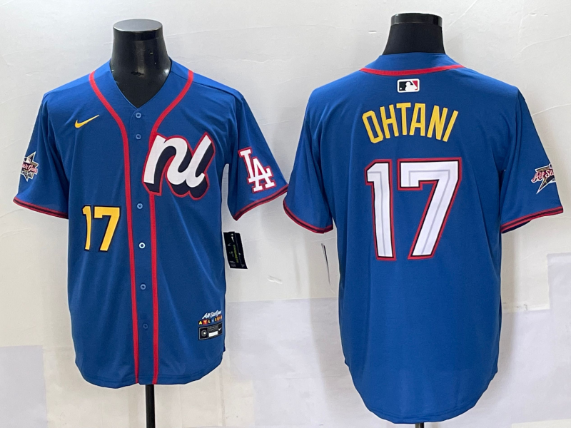 Men's National League Shohei Ohtani #17 Blue 2025 All-Star Edition Limited Player Jersey