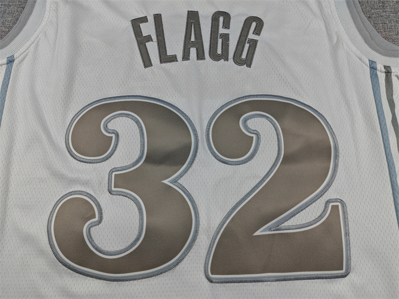 Men's Dallas Mavericks Cooper Flagg #32 White 2024/25 Swingman Player Jersey - City Edition