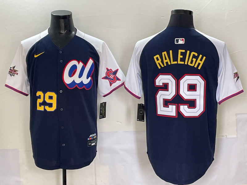Men's American League Cal Raleigh #29 Navy 2025 All-Star Edition Player Jersey