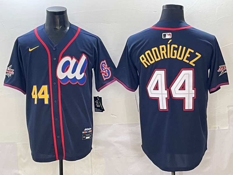 Men's American League Julio Rodriguez #44 Navy 2025 All-Star Edition Limited Player Jersey