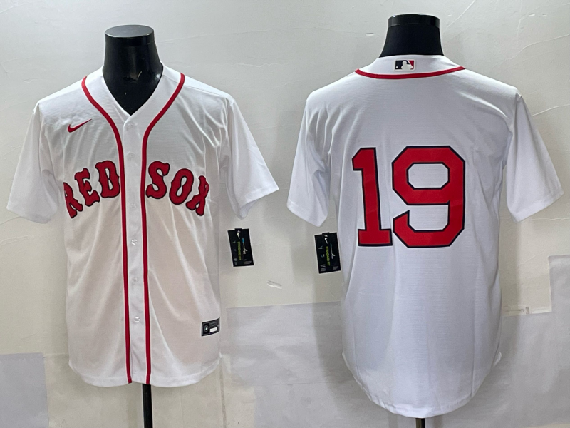 Men's Boston Red Sox Roman Anthony #19 White Limited Player Jersey