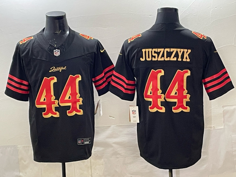 Men's San Francisco 49ers Kyle Juszczyk #44 Black 2025 Rivalries Collection Limited Jersey