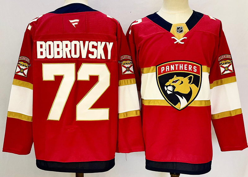Men's Florida Panthers Sergei Bobrovsky #72 Fanatics Red Breakaway Player Jersey