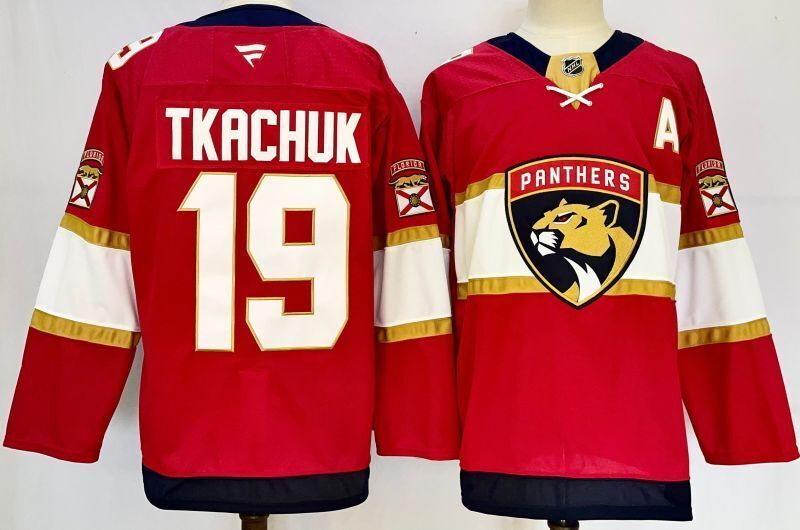 Men's Florida Panthers Matthew Tkachuk #19 Fanatics Red Home Breakaway Player Jersey