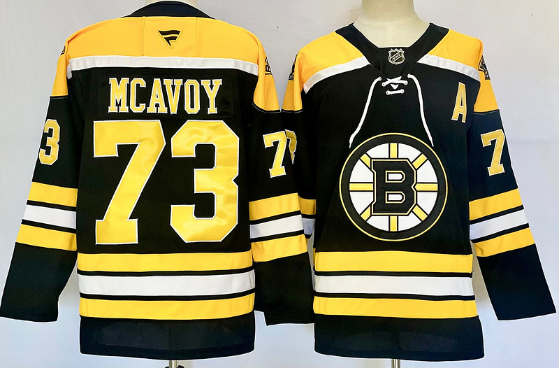 Men's Boston Bruins Charlie McAvoy #73 Fanatics Black Home Player Game Jersey