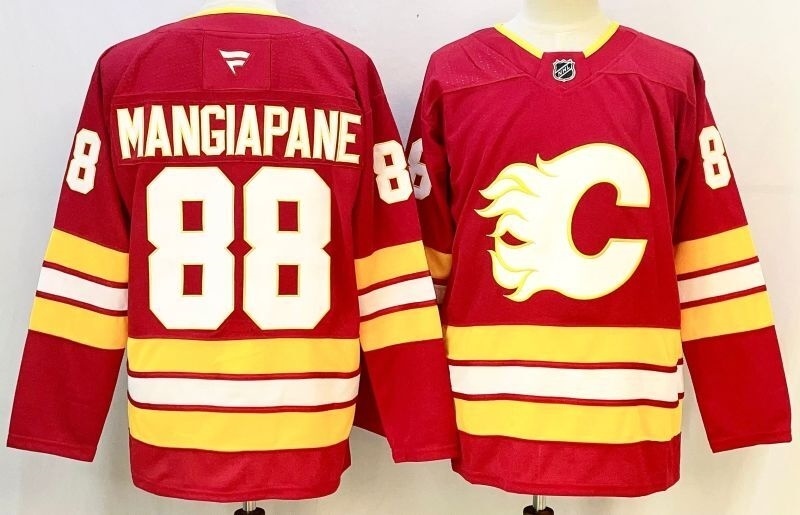 Men's Calgary Flames Andrew Mangiapane #88 Fanatics Red Home Breakaway Player Jersey