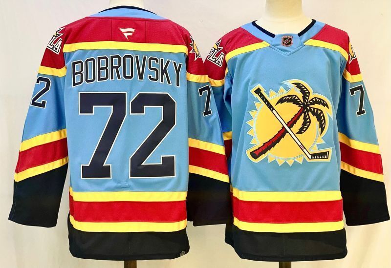 Men's Florida Panthers Sergei Bobrovsky #72 Fanatics Blue Player Jersey