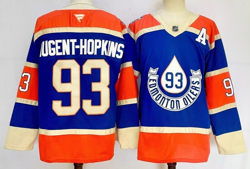 Men's Edmonton Oilers Ryan Nugent-Hopkins #93 Fanatics Royal Player Game Jersey