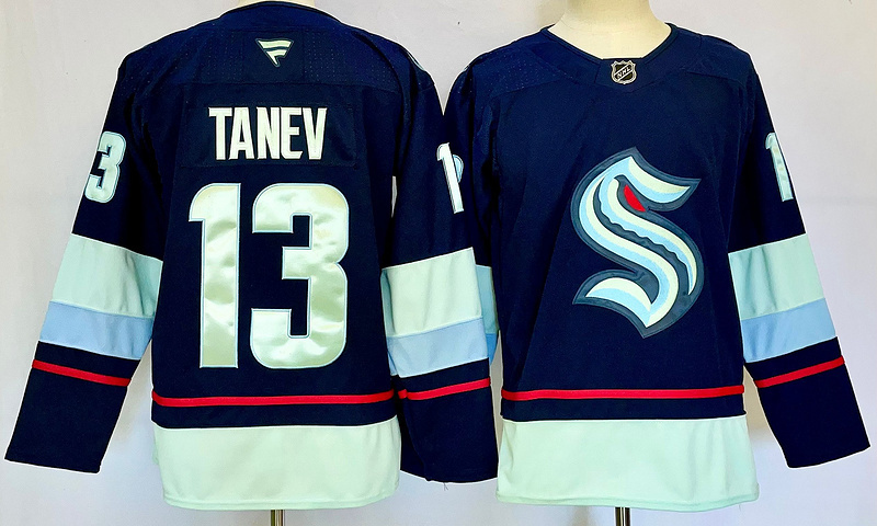 Men's Seattle Kraken Brandon Tanev #13 Fanatics Navy Home Breakaway Player Jersey