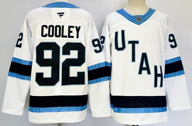 Men's Utah Mammoth Logan Cooley #92 Fanatics White Player Game Jersey