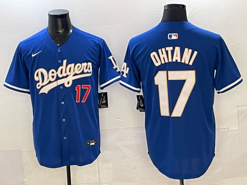 Men's Los Angeles Dodgers Shohei Ohtani #17 Royal Limited Player Jersey