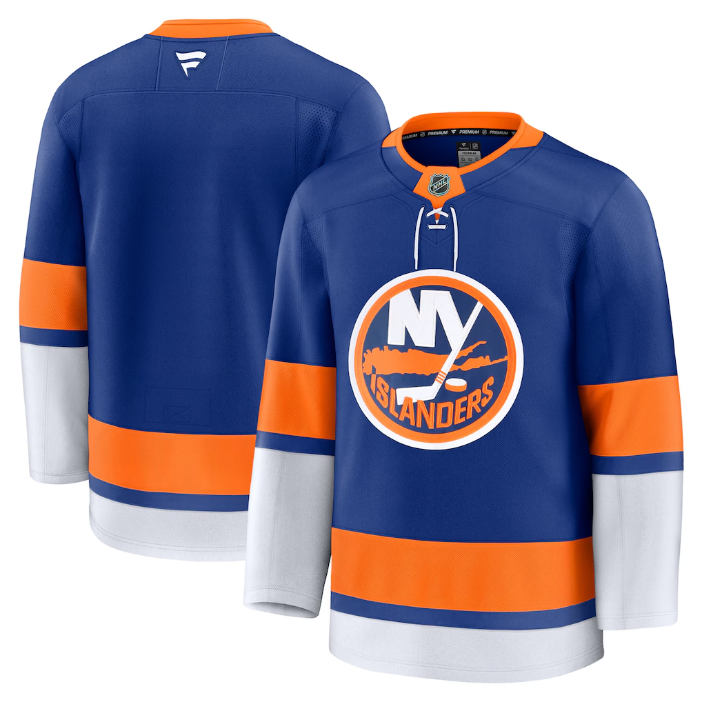 Men's New York Islanders Fanatics Royal Home Premium Blank Jersey
