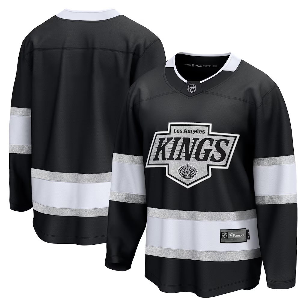Men's Los Angeles Kings Fanatics Black Blank Jersey