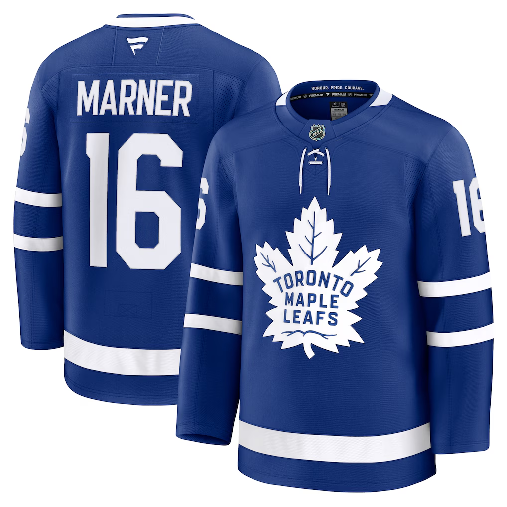 Men's Toronto Maple Leafs Mitch Marner #16 Fanatics Blue Home Premium Jersey