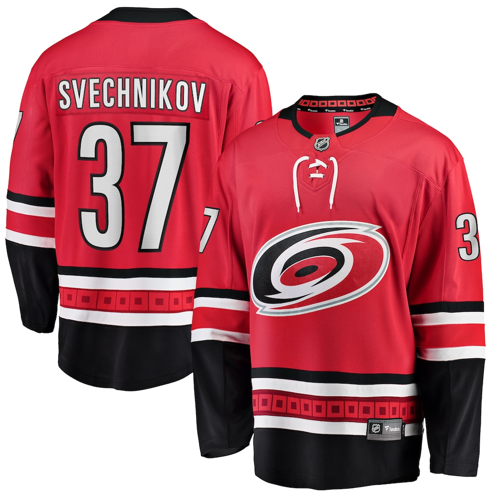 Men's Carolina Hurricanes Andrei Svechnikov #37 Fanatics Red Premium Jersey