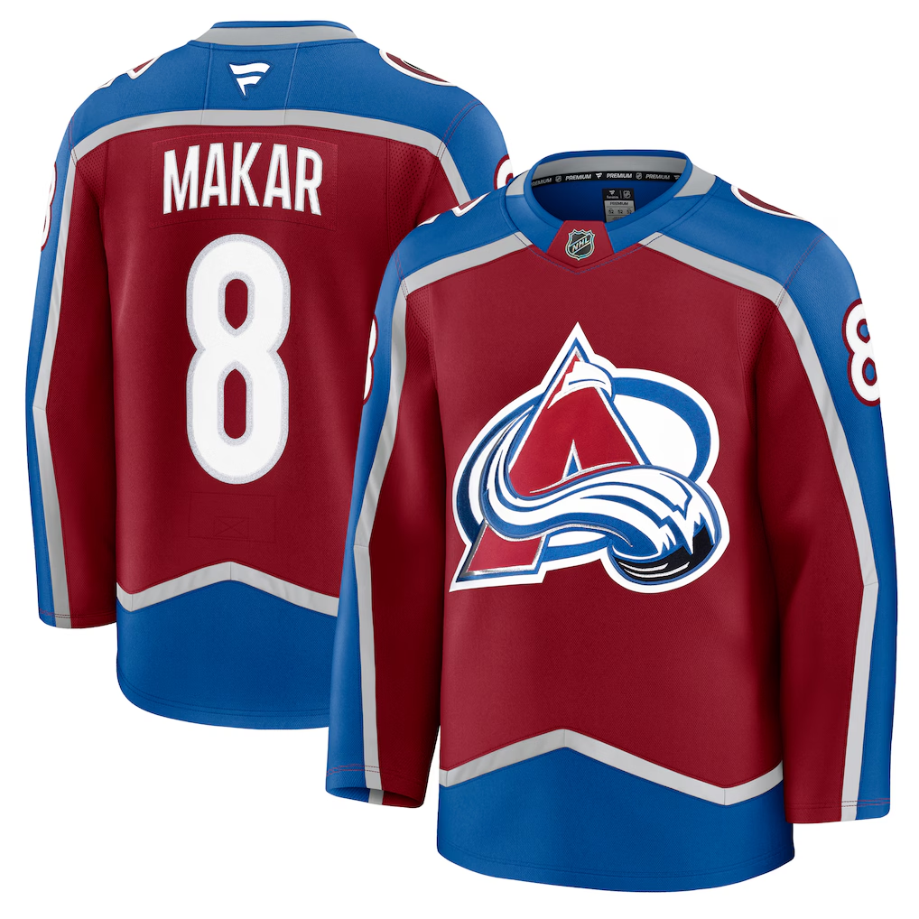 Men's Colorado Avalanche Cale Makar #8 Fanatics Burgundy Home Premium Jersey
