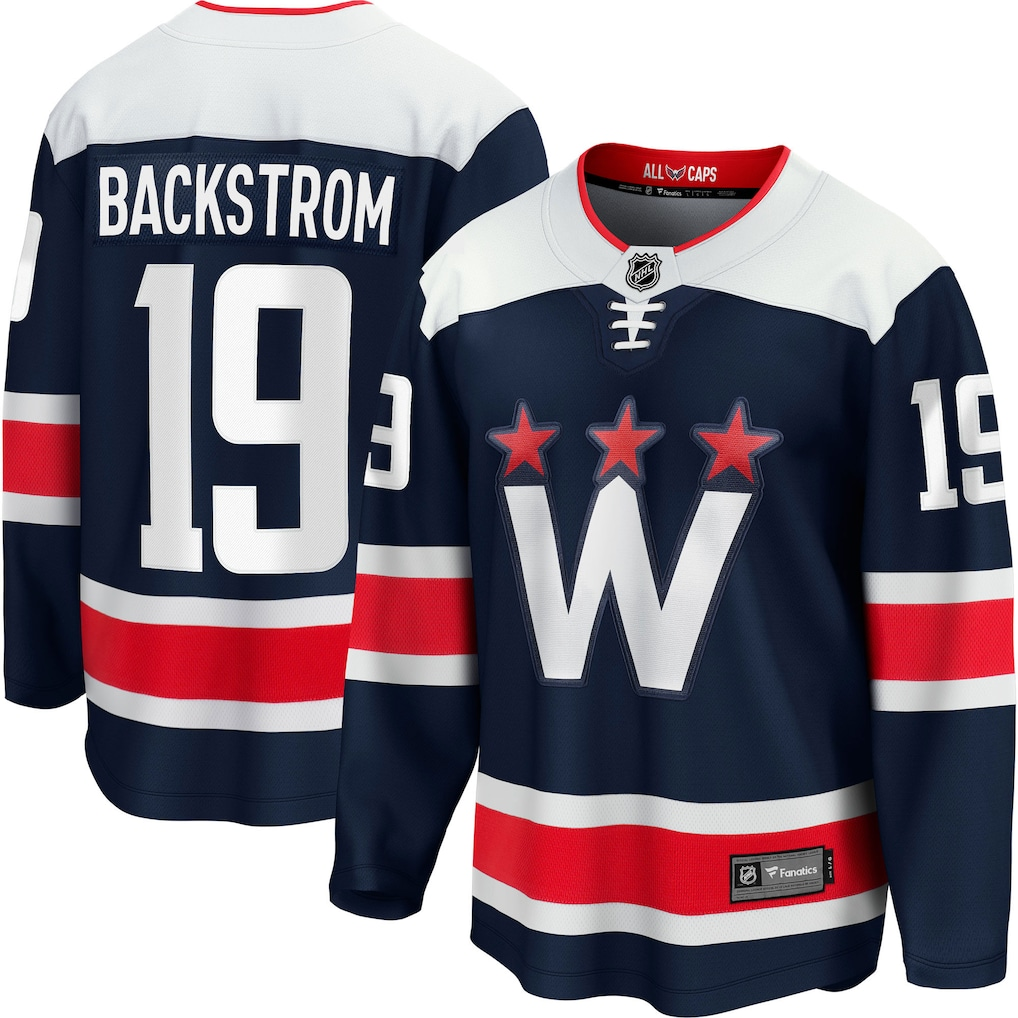 Men's Washington Capitals Nicklas Backstrom #19 Fanatics Navy Breakaway Jersey