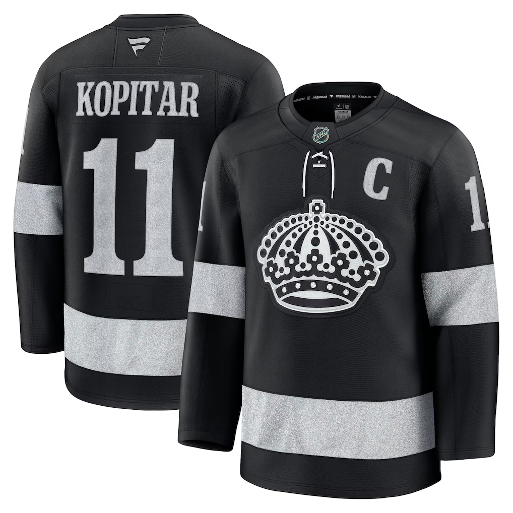Men's Los Angeles Kings Anze Kopitar #11 Fanatics Black Alternate Premium Jersey