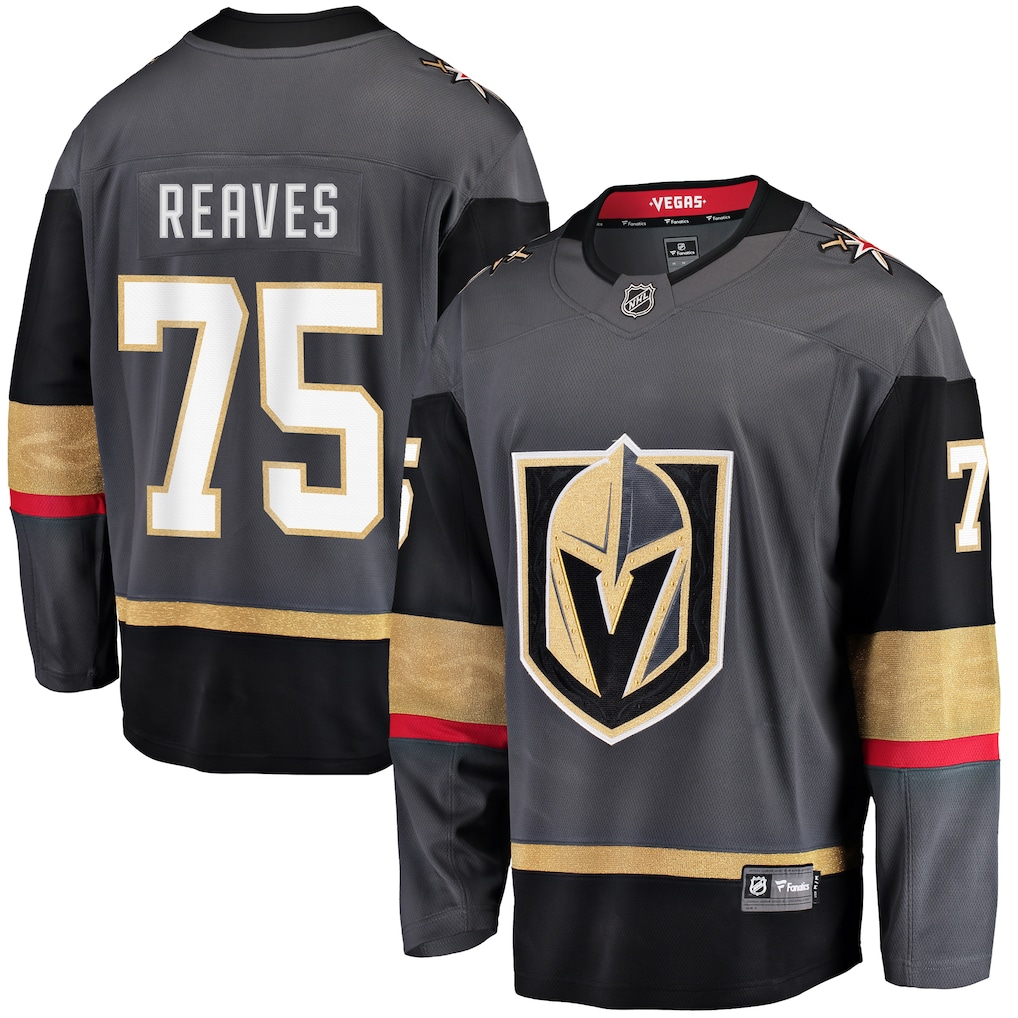 Men's Vegas Golden Knights Ryan Reaves #75 Fanatics Black Home Breakaway Player Jersey