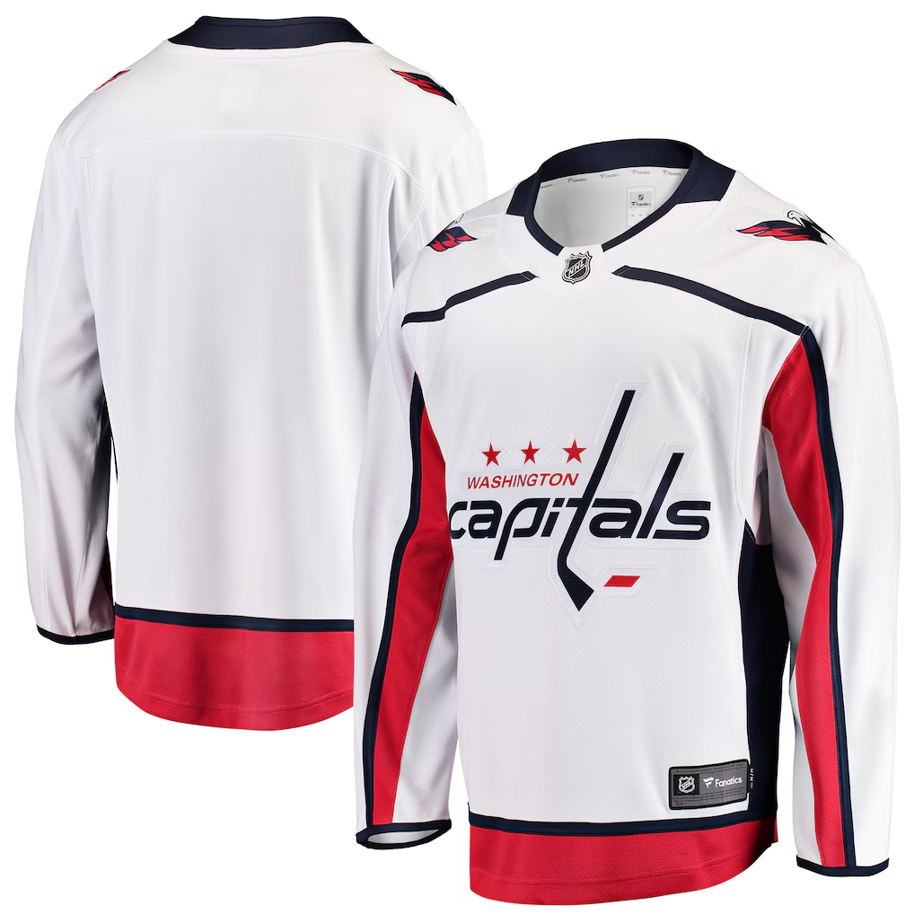 Men's Washington Capitals Fanatics White Blank Jersey
