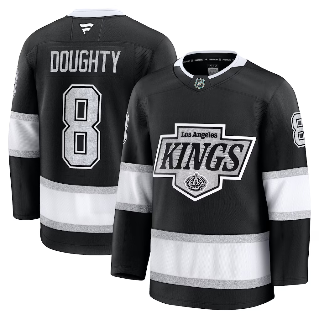 Men's Los Angeles Kings Drew Doughty #8 Fanatics Black Home Premium Jersey