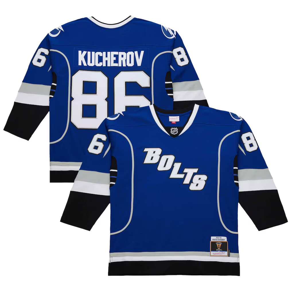 Men's Tampa Bay Lightning Nikita Kucherov #86 Blue 2013-14 Power Play Jersey