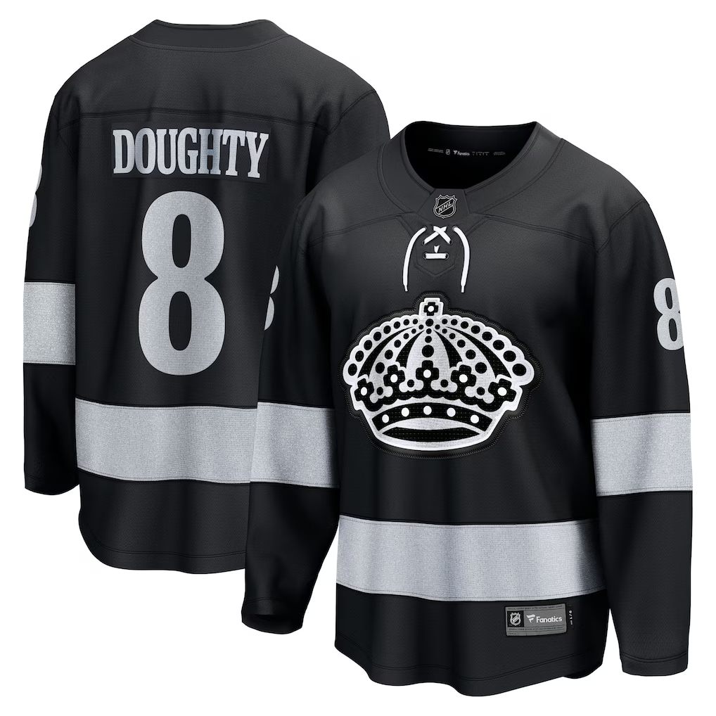 Men's Los Angeles Kings Drew Doughty #8 Fanatics Black Player Game Jersey