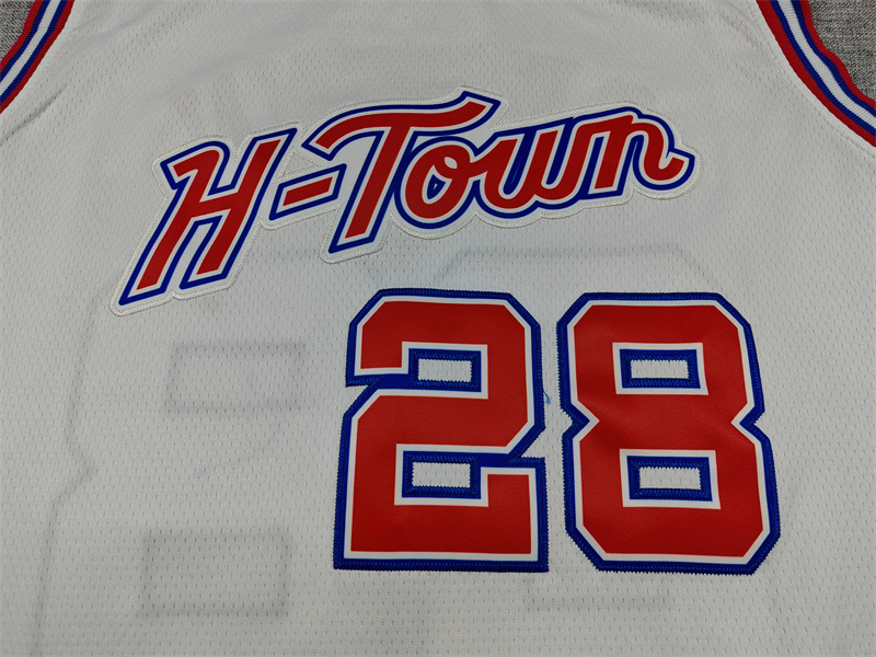 Men's Houston Rockets Alperen Sengun #28 White 2025/26 Swingman Jersey - City Edition