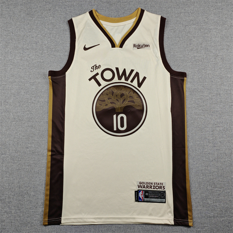 Men's Golden State Warriors Jimmy Butler III #10 Tan 2025/26 Swingman Jersey - City Edition