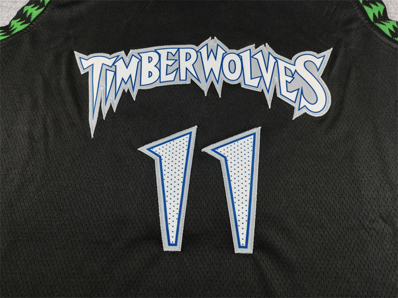 Men's Minnesota Timberwolves Naz Reid #11 Black Swingman Jersey - Classic Edition