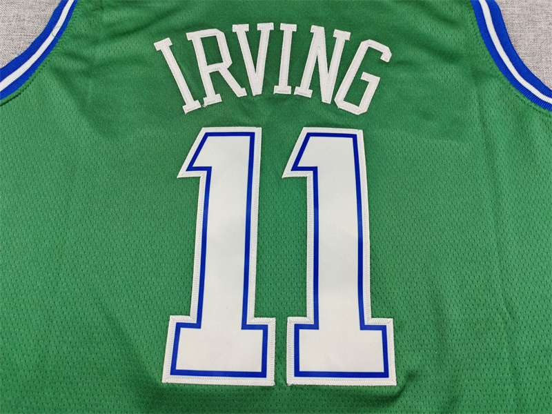 Men's Dallas Mavericks Kyrie Irving #11 Green Swingman Jersey - Classic Edition