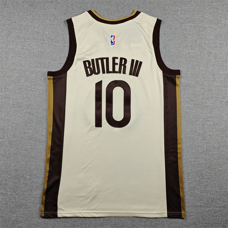 Men's Golden State Warriors Jimmy Butler III #10 Tan 2025/26 Swingman Jersey - City Edition
