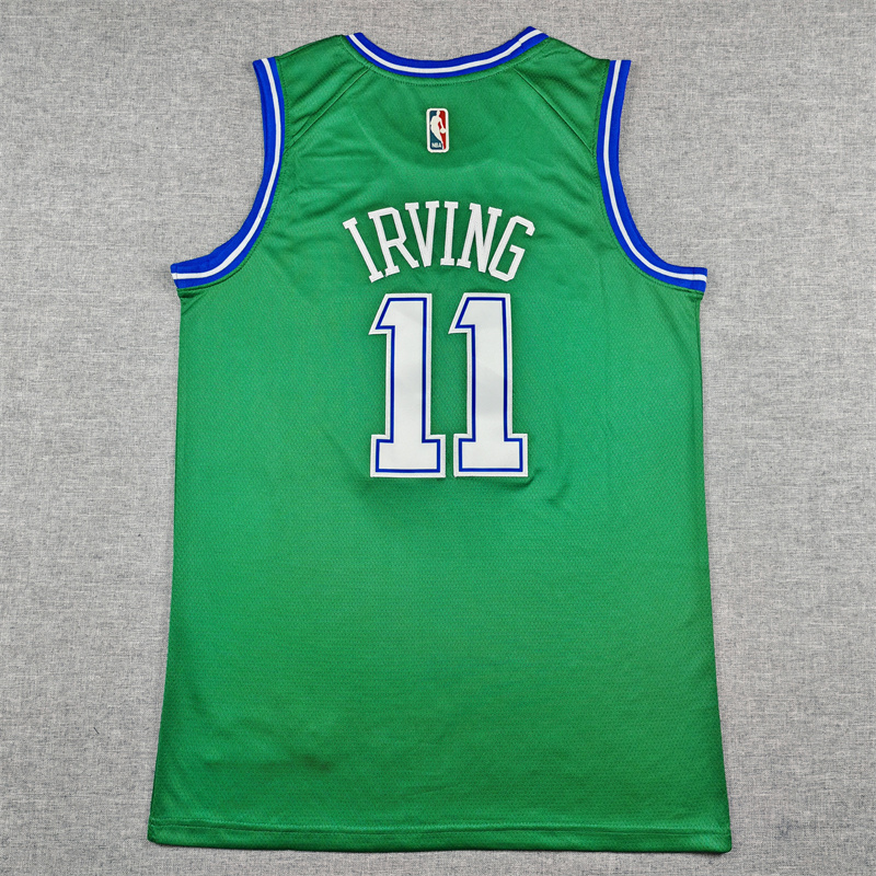 Men's Dallas Mavericks Kyrie Irving #11 Green Swingman Jersey - Classic Edition