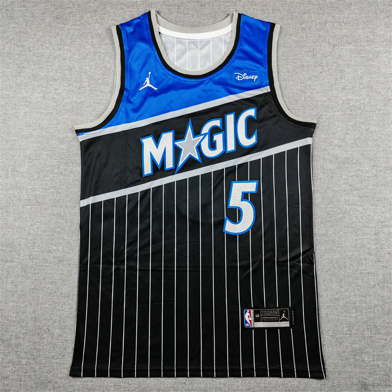 Men's Orlando Magic Paolo Banchero #5 Black Swingman Jersey - Statement Edition