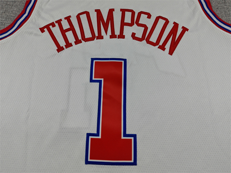 Men's Houston Rockets Amen Thompson #1 White 2025/26 Swingman Jersey - City Edition