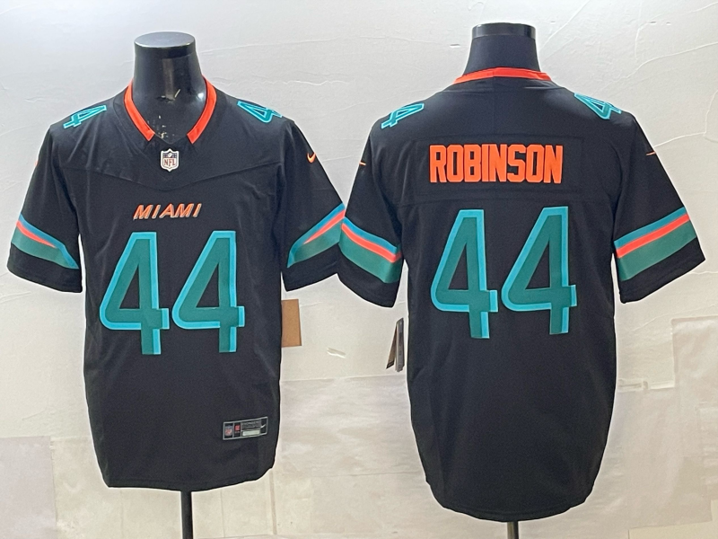 Men's Miami Dolphins Chop Robinson #44 Pitch Blue 2025 Rivalries Collection Limited Jersey