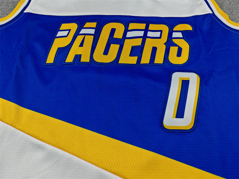 Men's Indiana Pacers Tyrese Haliburton #0 White 2025/26 Swingman Jersey - City Edition