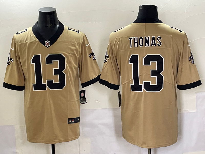 Men's New Orleans Saints Michael Thomas #13 Gold Gameday Golds Alternate Game Player Jersey