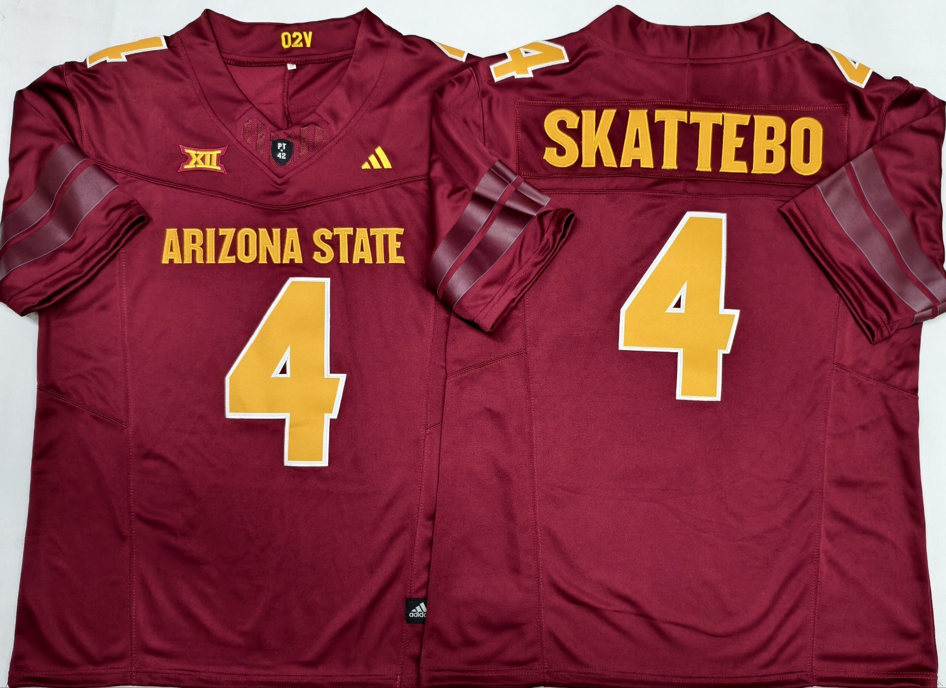 Men's Arizona State Sun Devils Cameron Skattebo #4 Red Jersey