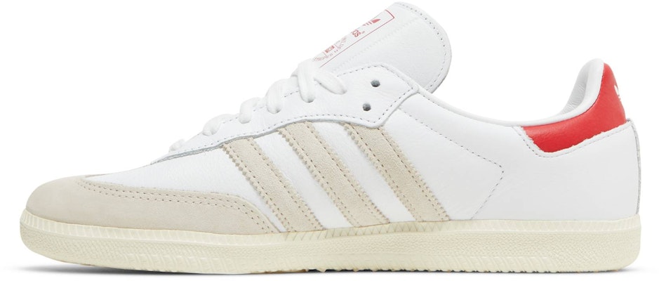 KITH Adidas Samba Classics Program-White Red GY2544 Shoes