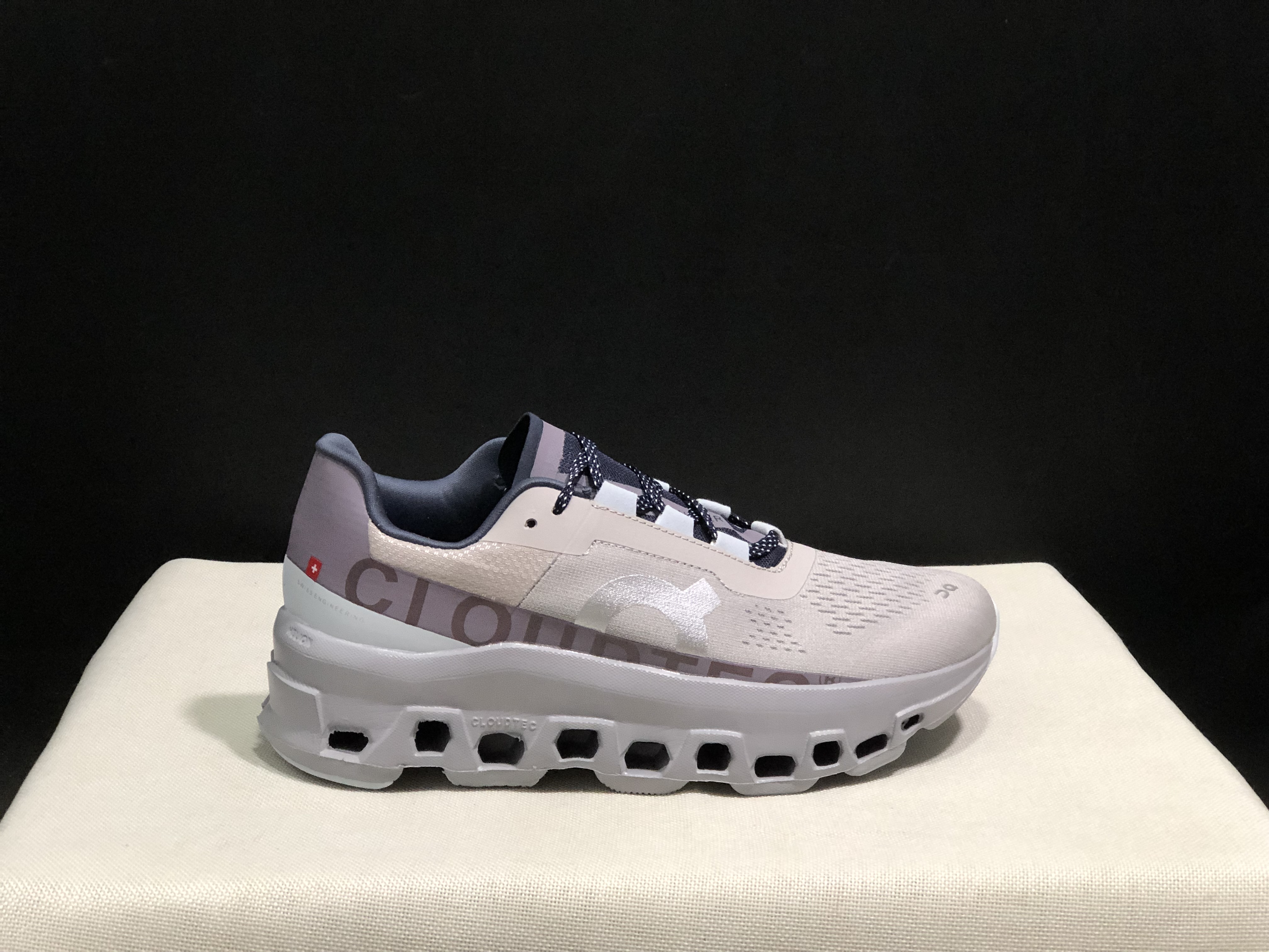 On Running Cloudmonster Grey Anti-Slip Running Shoes