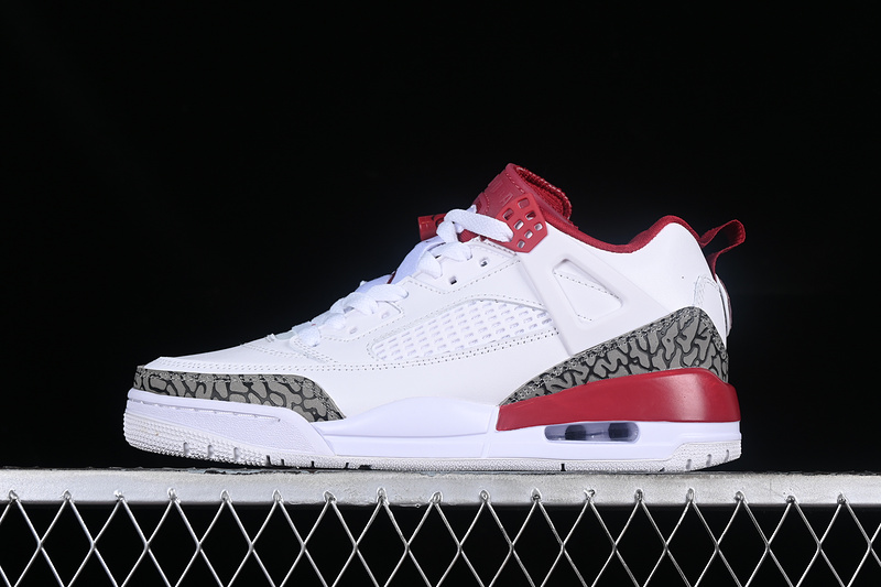 Nike Air Jordan Spizike Low Ash Cement Red White Sneakers